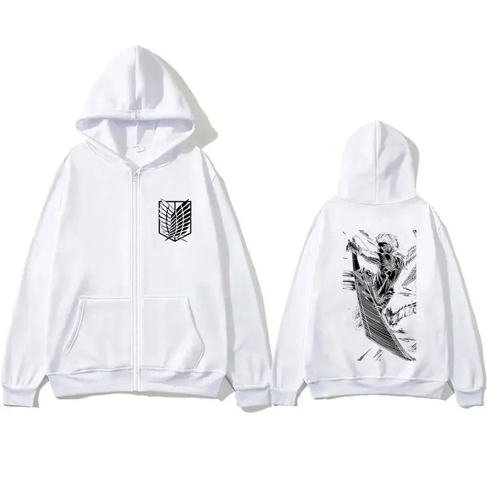 Legendary Levi Ackerman Zip-Up Hoodie
