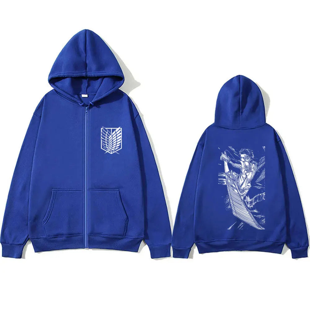 Legendary Levi Ackerman Zip-Up Hoodie