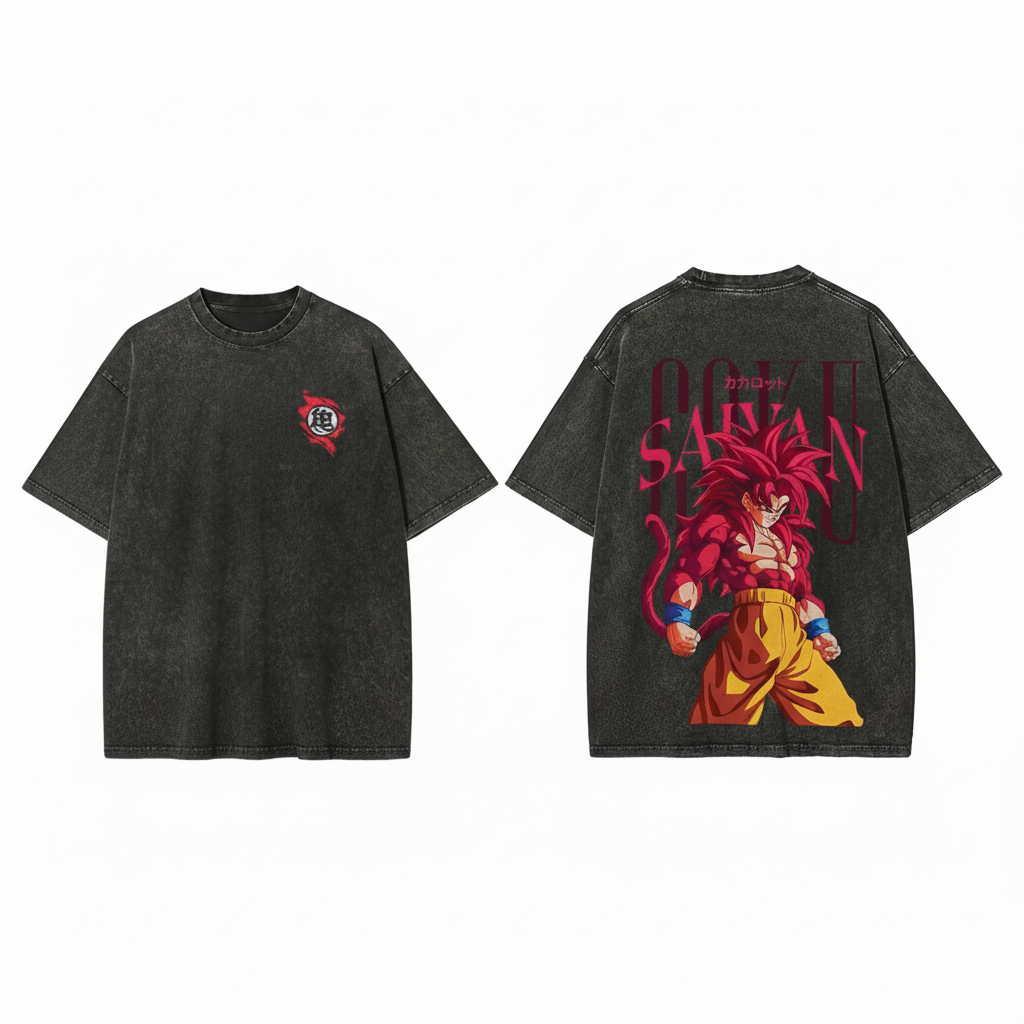 Goku Super Saiyan 4 Vintage T-Shirt