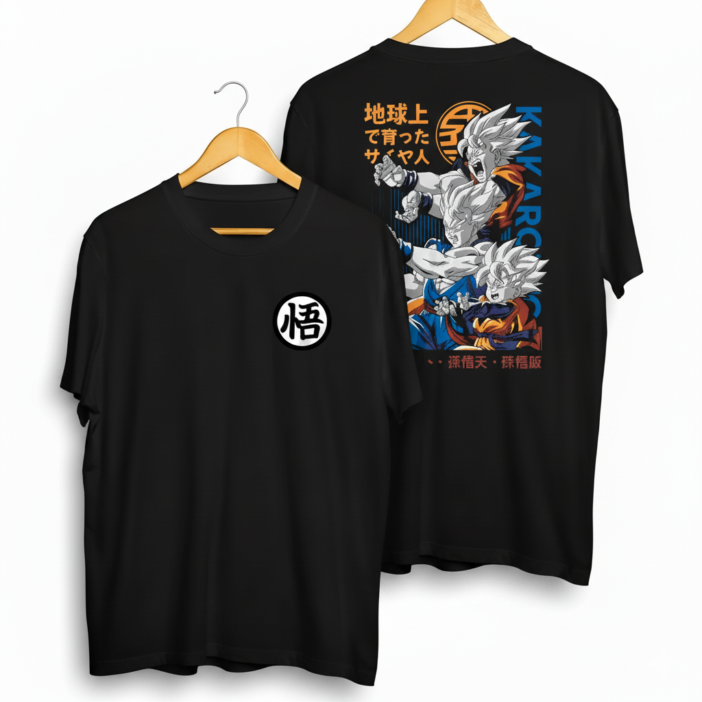 Kakarot x Goku Family Graphic T-Shirt