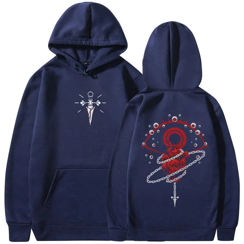 Kurapika's Chain Heart Hoodie