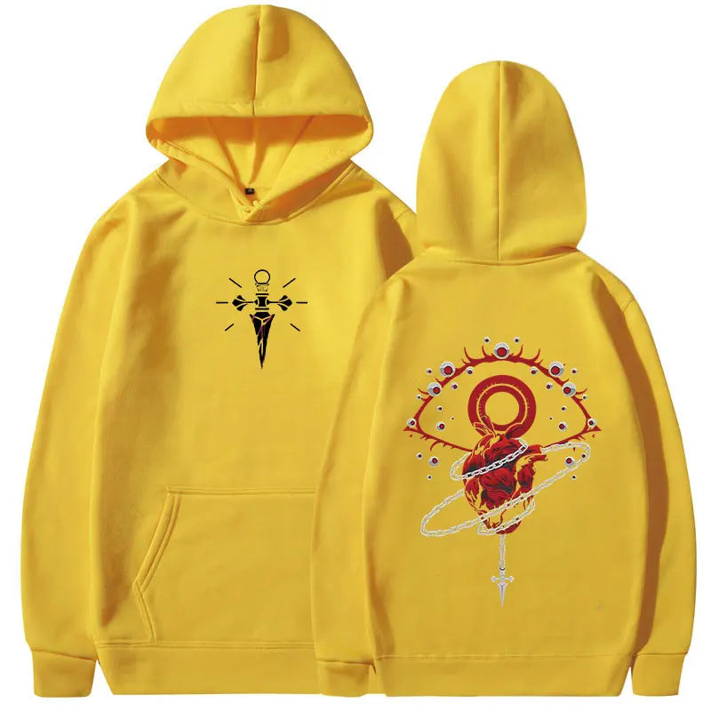 Kurapika's Chain Heart Hoodie