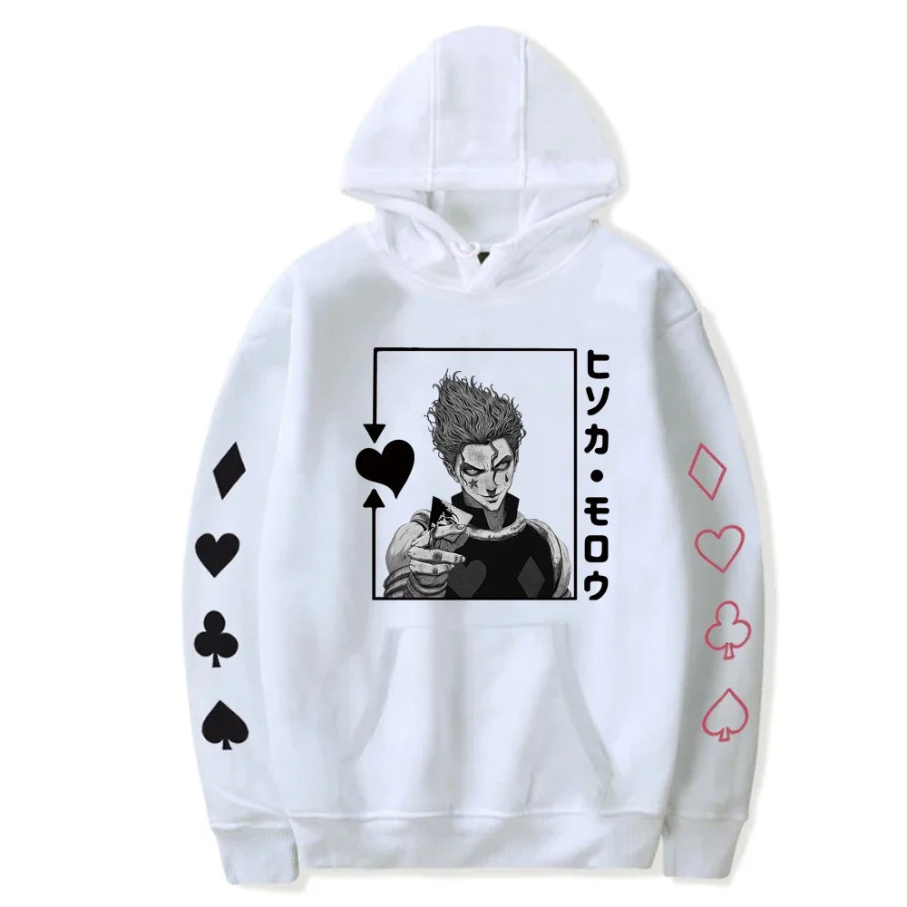 Hisoka Morow Playing Card Hoodie