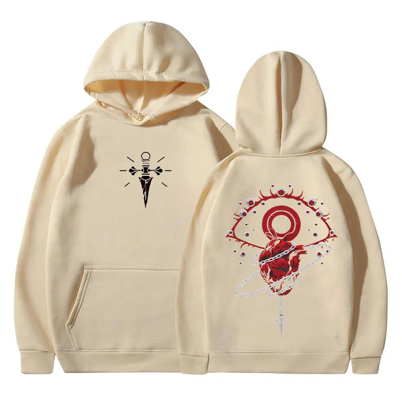 Kurapika's Chain Heart Hoodie