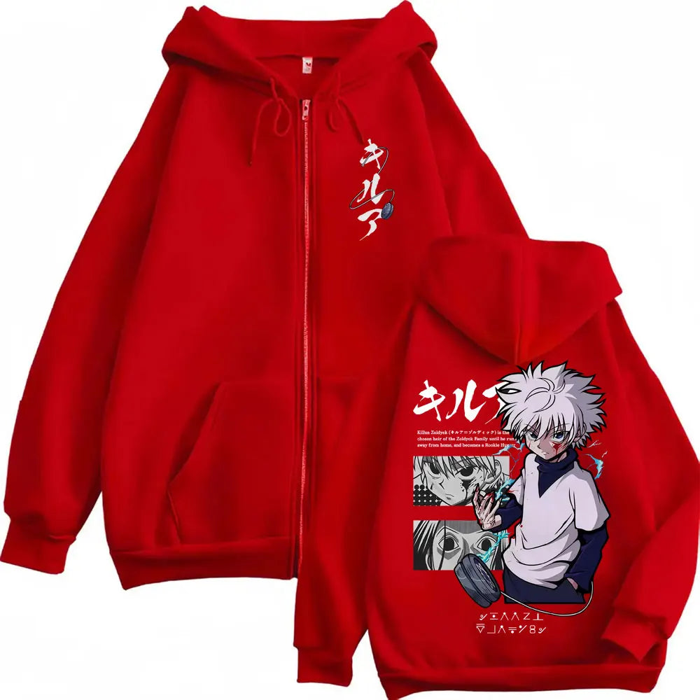 Killua Zoldyck Zip Hoodie