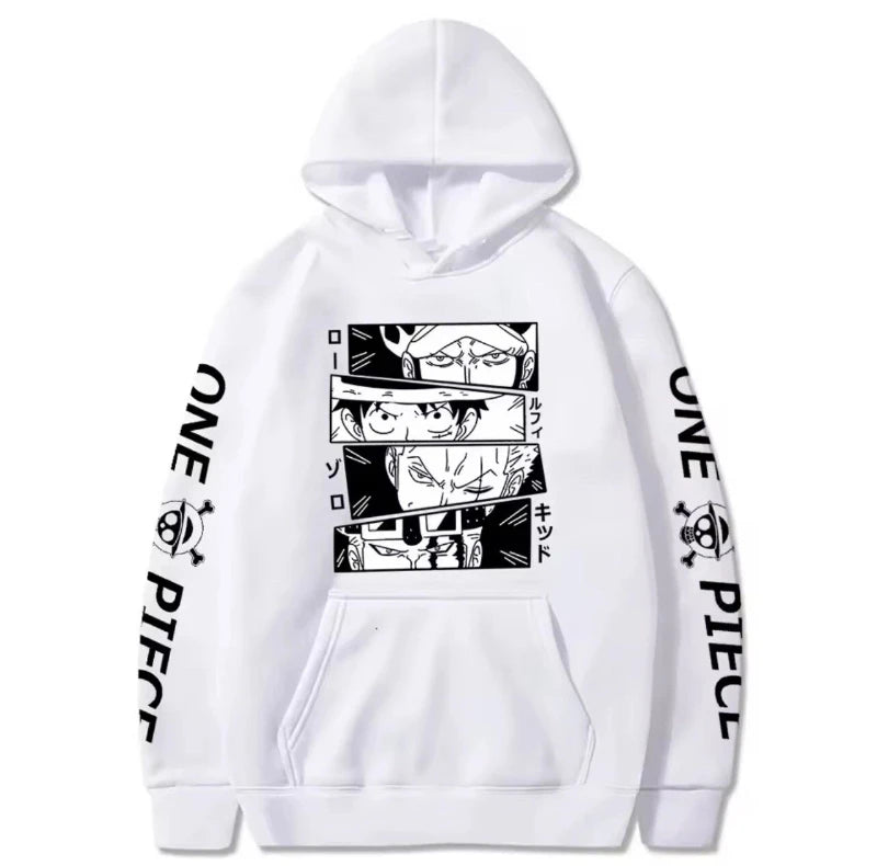 Luffy x Zoro x Law x Kid hoodie