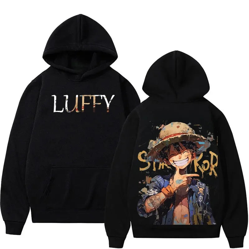 Luffy Paint Hoodie