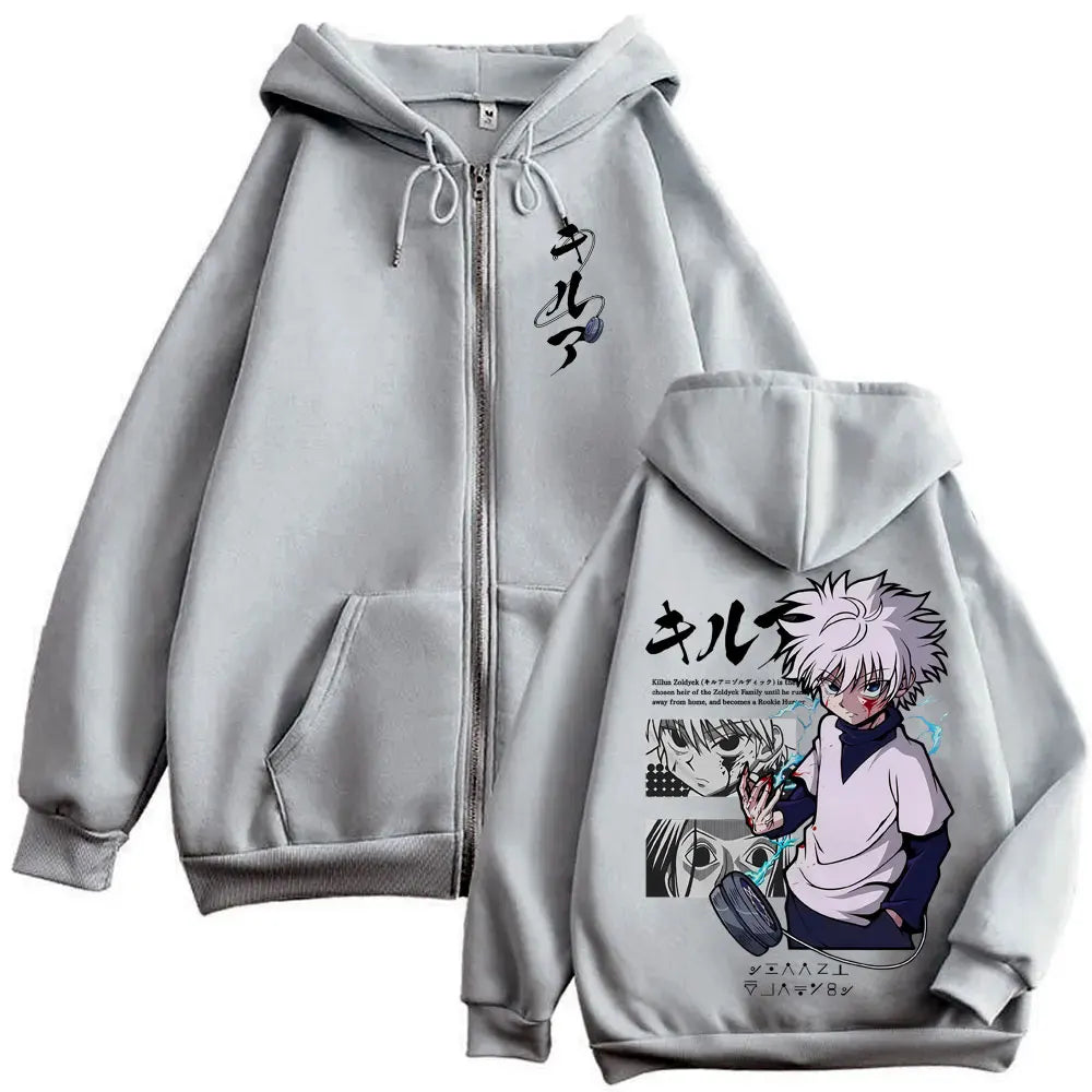Killua Zoldyck Zip Hoodie