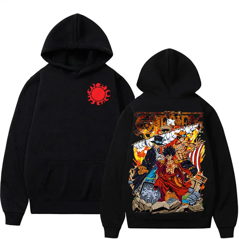 One Piece Fire Brothers Hoodie