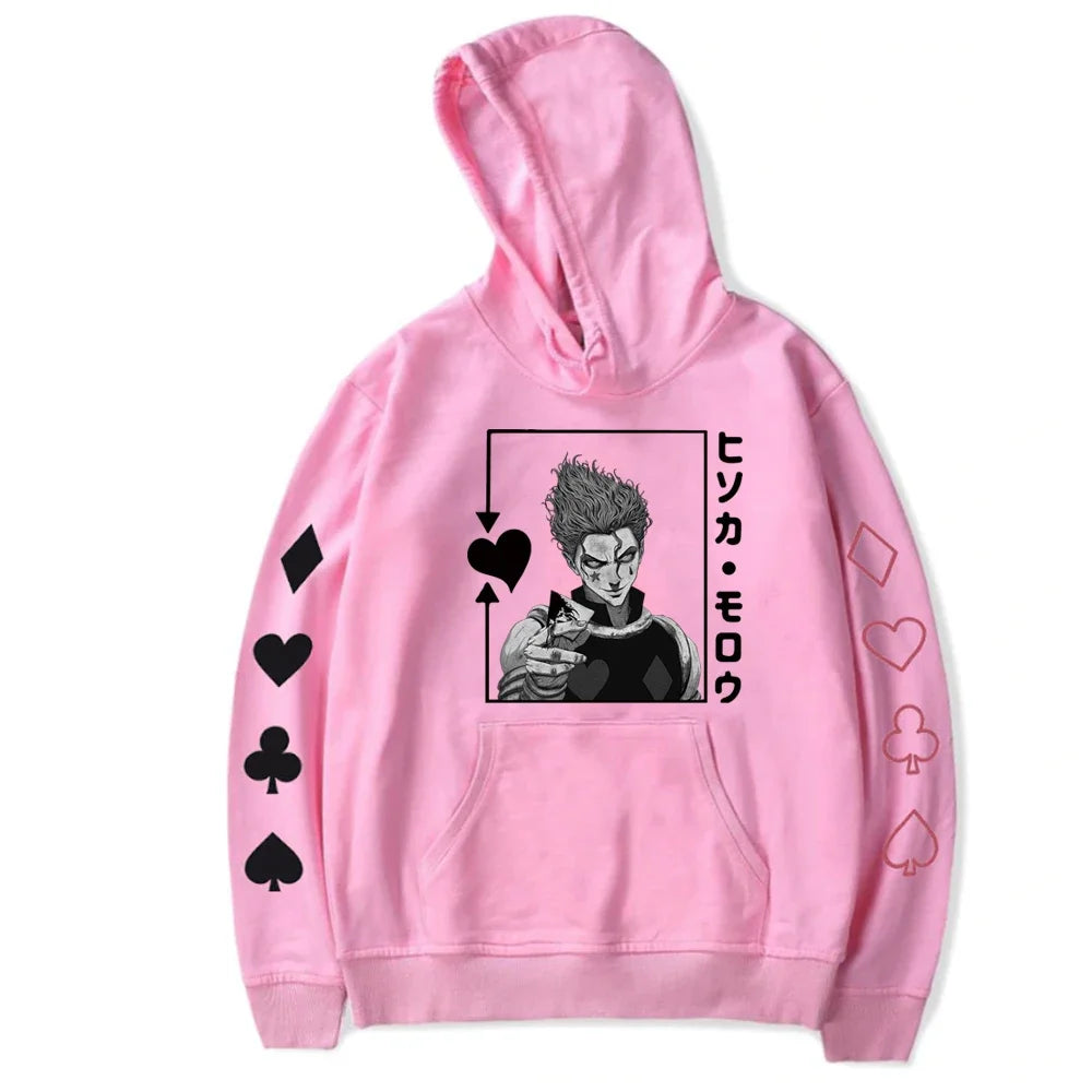 Hisoka Morow Playing Card Hoodie