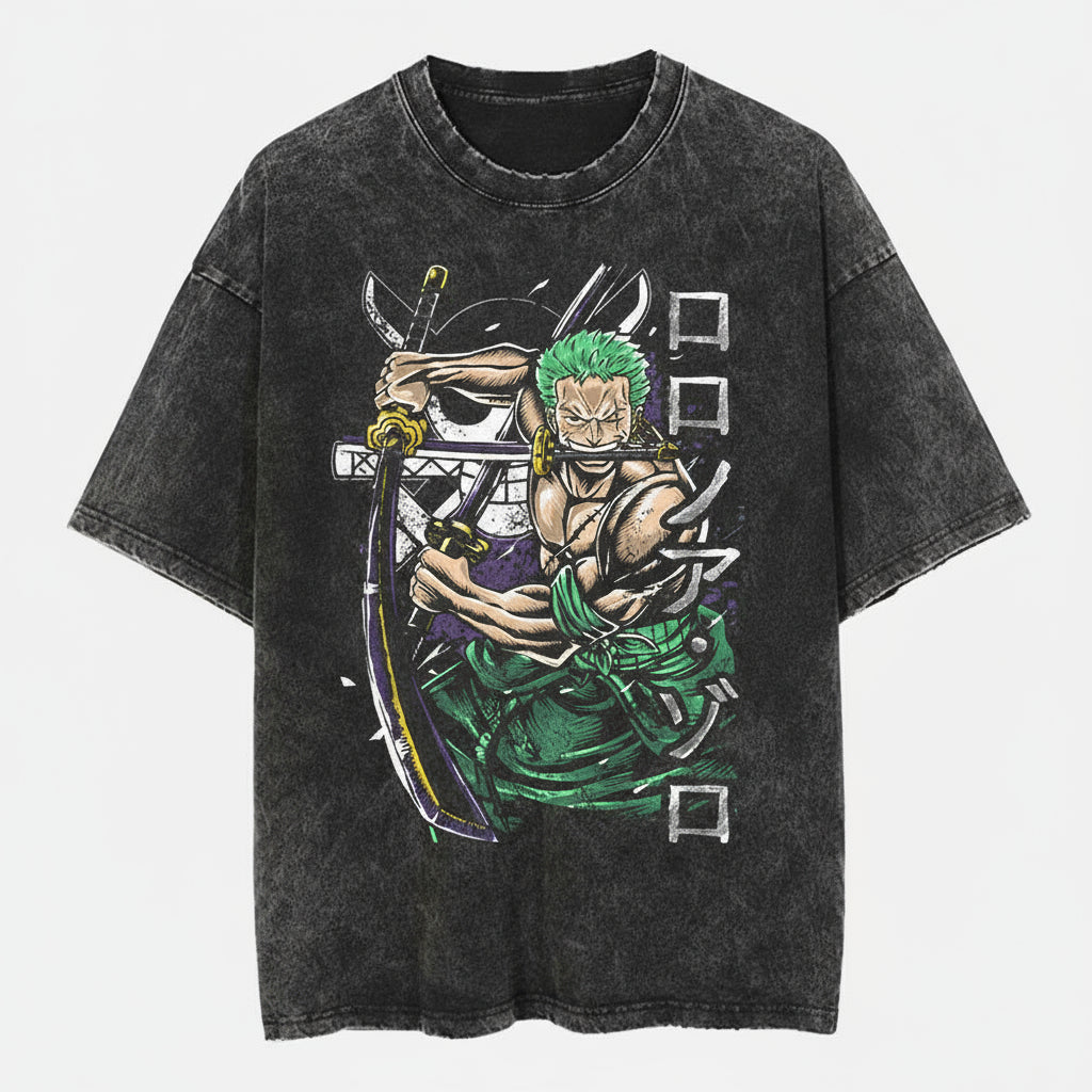 Roronoa Zoro Three-Sword Vintage T-Shirt