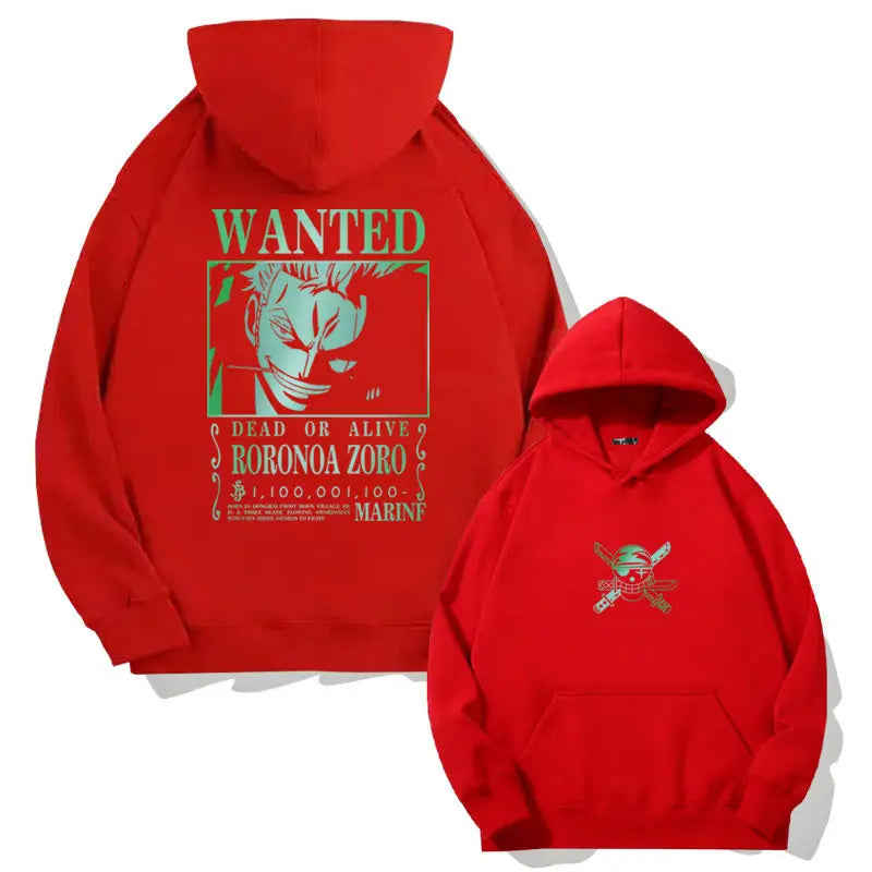 Roronoa Zoro Wanted Hoodie