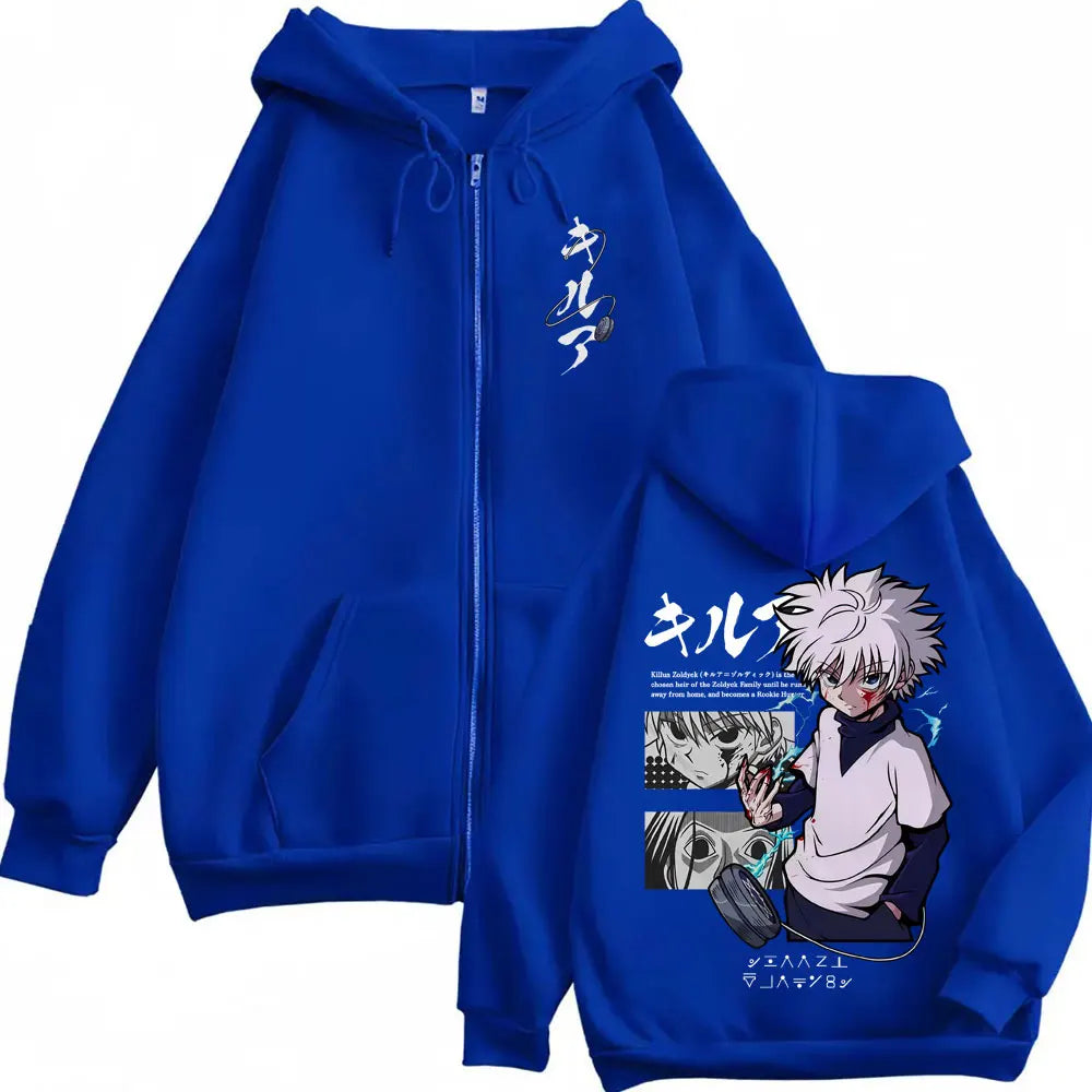 Killua Zoldyck Zip Hoodie