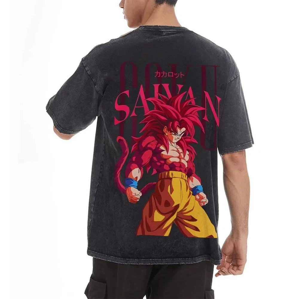 Goku Super Saiyan 4 Vintage T-Shirt