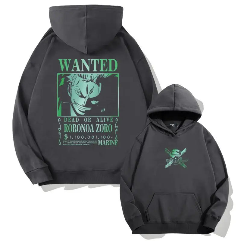 Roronoa Zoro Wanted Hoodie