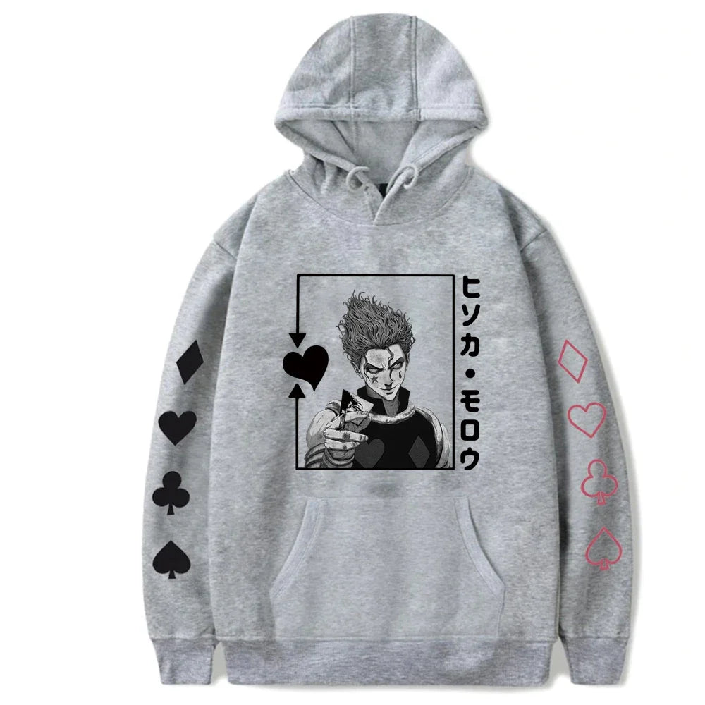 Hisoka Morow Playing Card Hoodie
