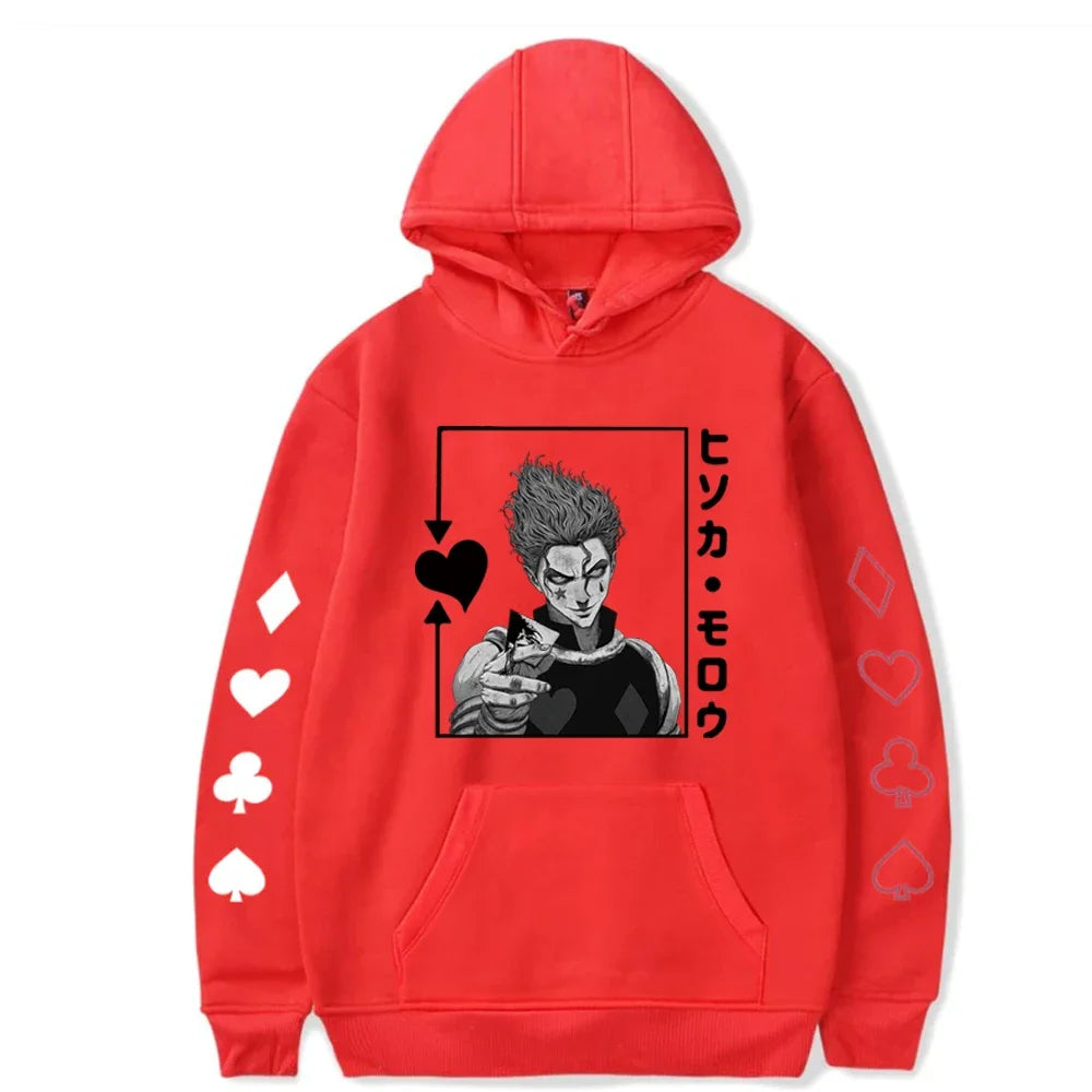 Hisoka Morow Playing Card Hoodie