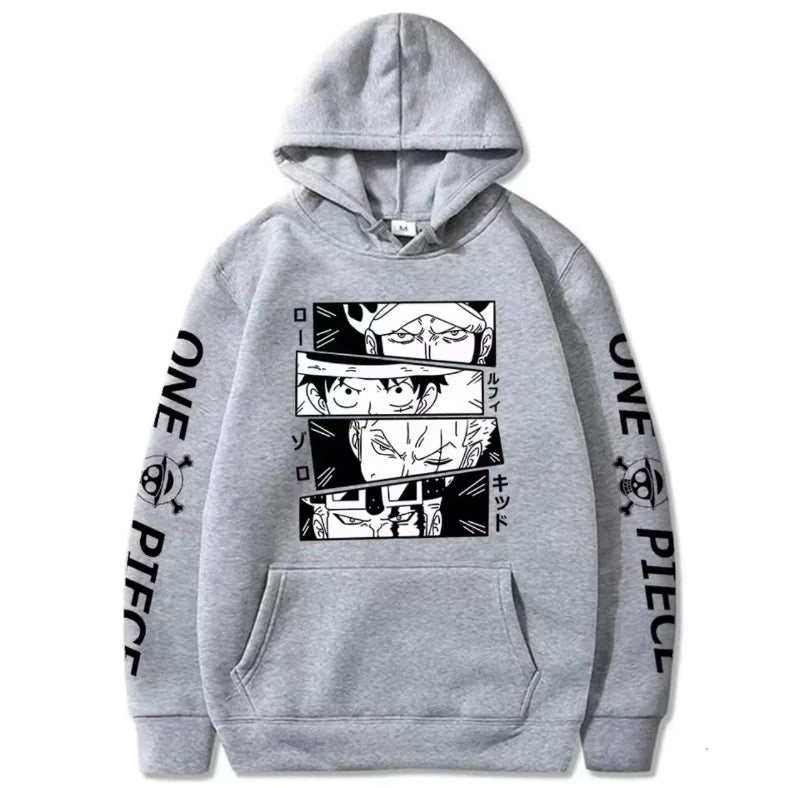 Luffy x Zoro x Law x Kid hoodie