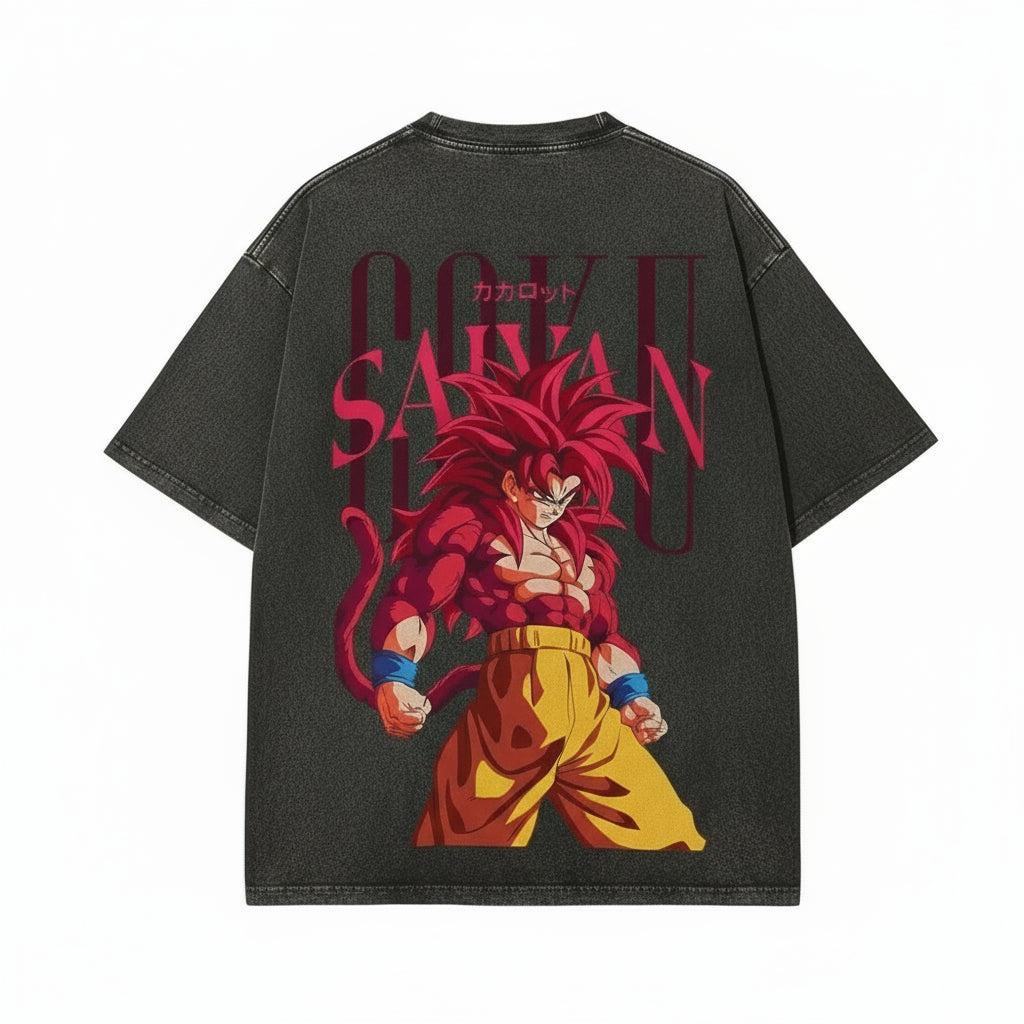 Goku Super Saiyan 4 Vintage T-Shirt