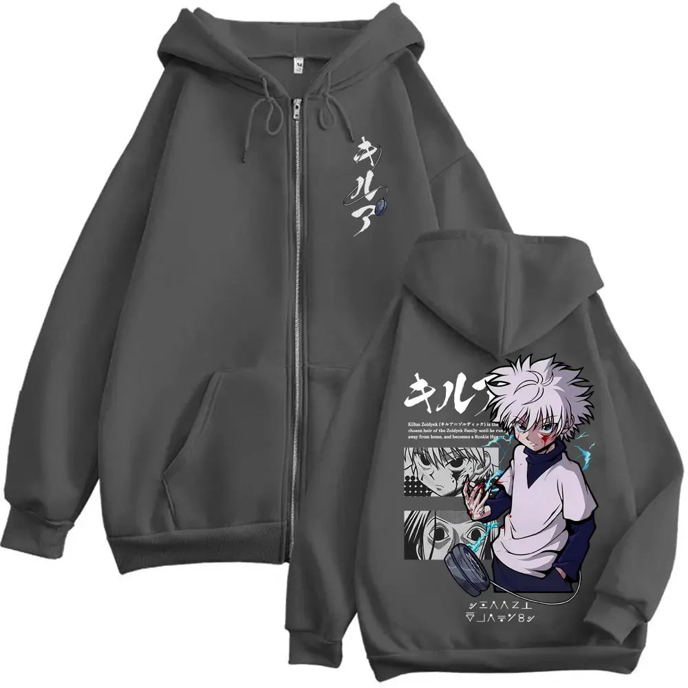 Killua Zoldyck Zip Hoodie