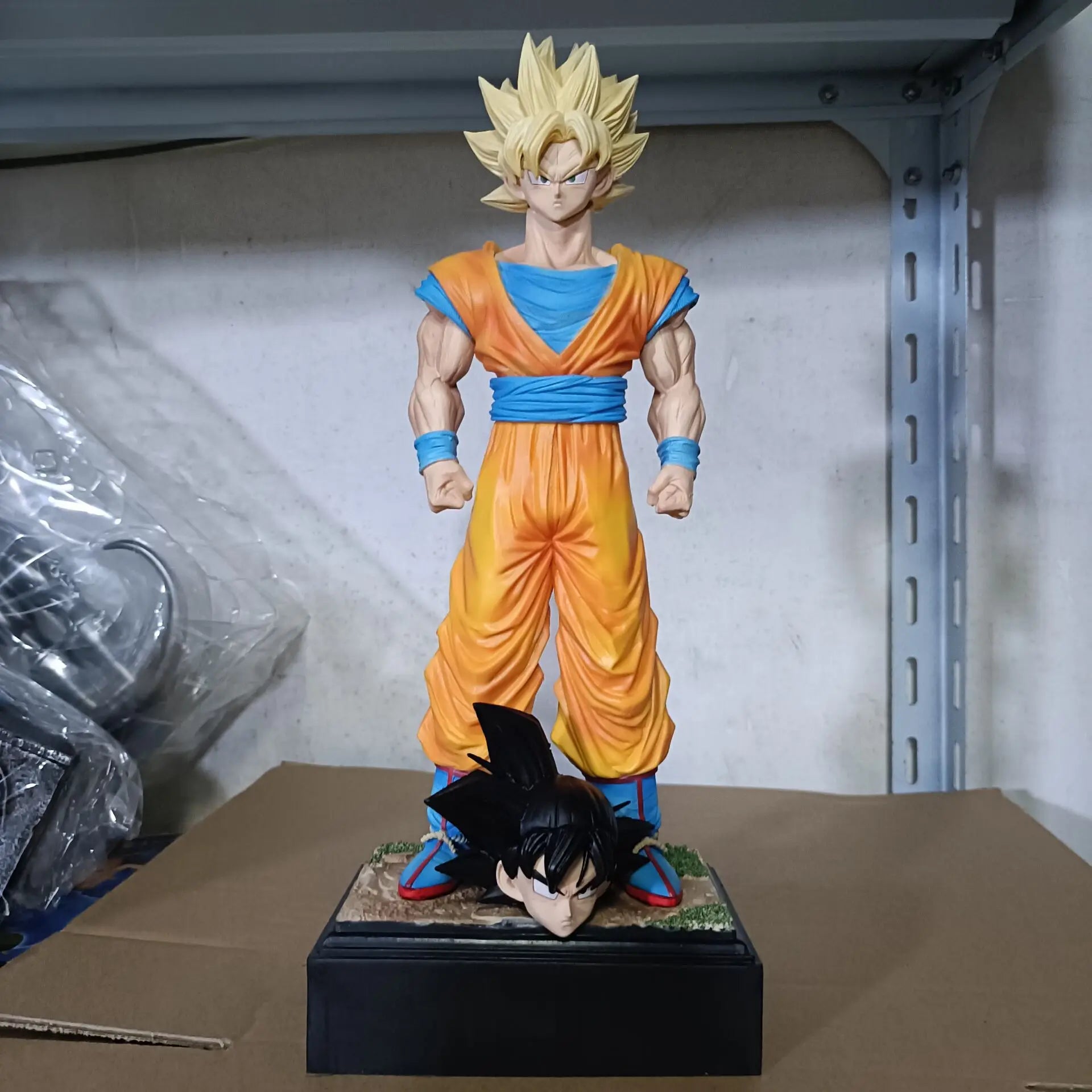 32cm Dragon Ball Goku Action Figure Dragon Ball Z Warrior Goku Action Figure Model Pvc Statue Doll Model Collection Toys Gift