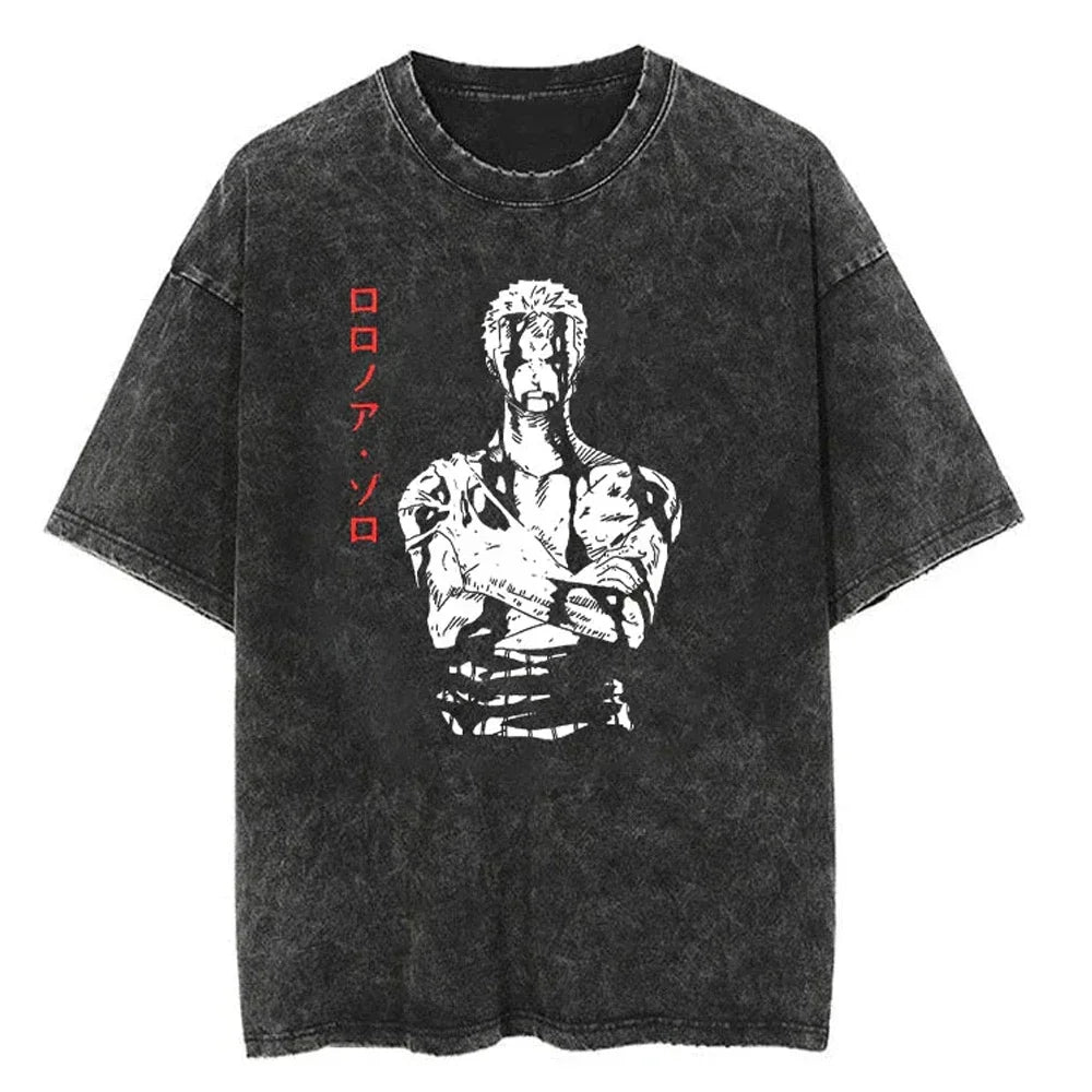 Roronoa Zoro Battle-Worn Vintage T-Shirt