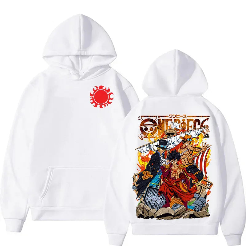 One Piece Fire Brothers Hoodie