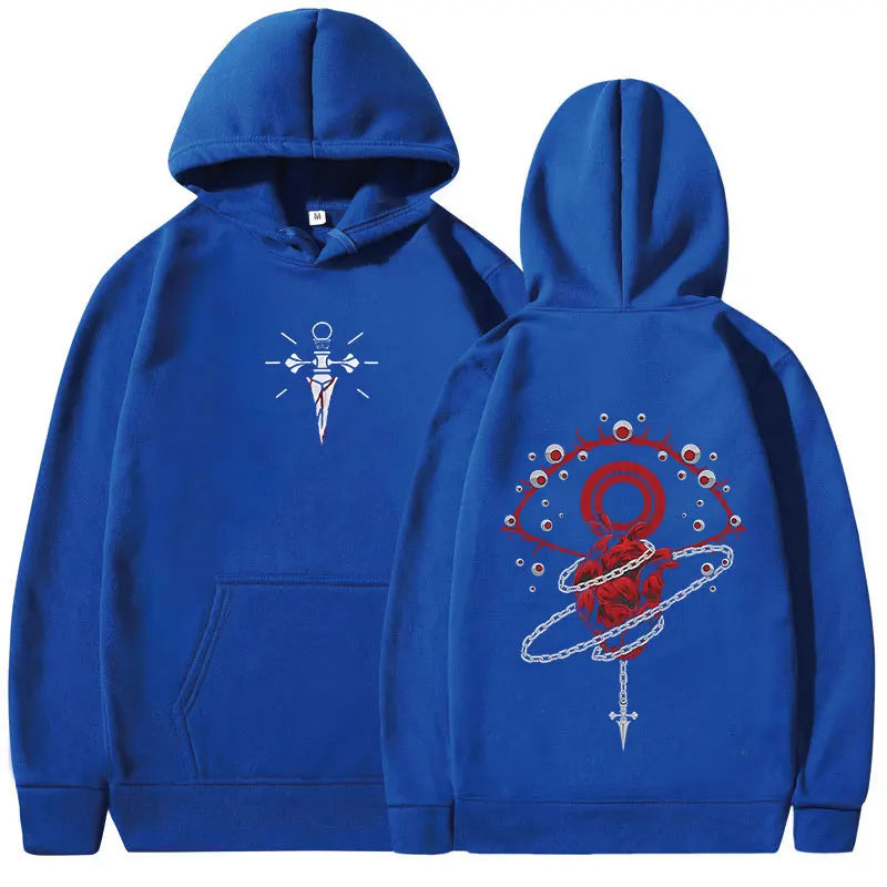 Kurapika's Chain Heart Hoodie