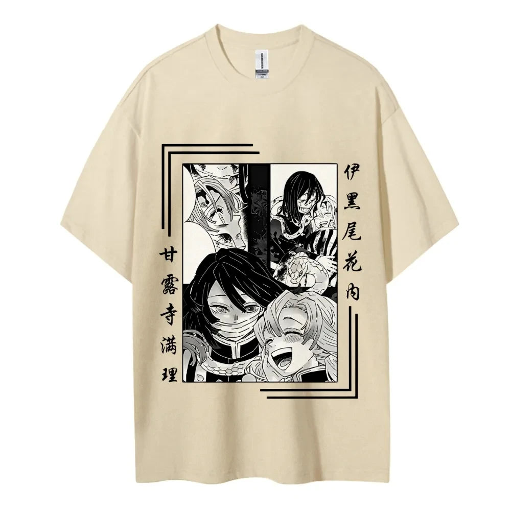 Kanroji & Iguro Panel T-Shirt