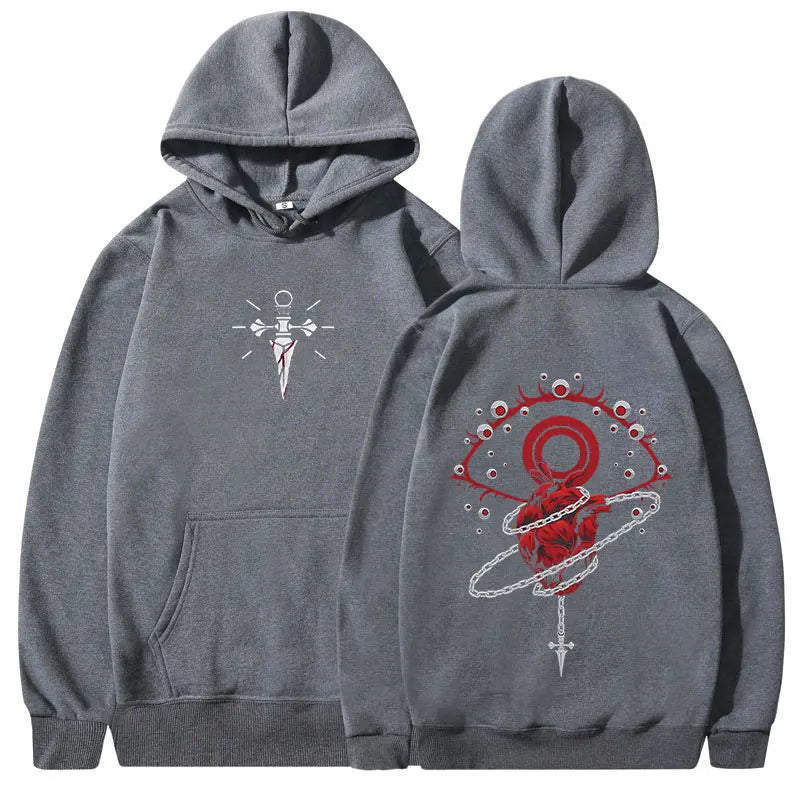 Kurapika's Chain Heart Hoodie
