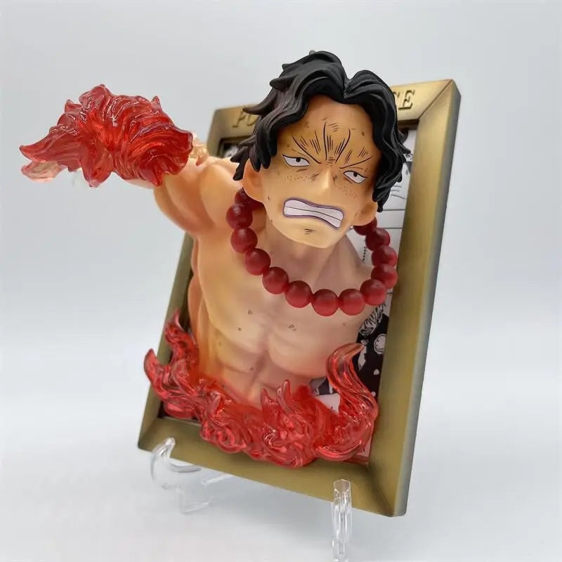 Portgas D. Ace Fire Fist Wanted Poster Figure