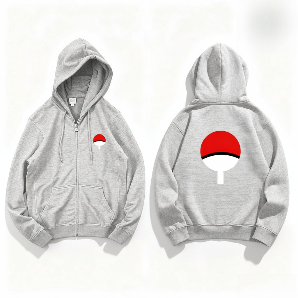 Uchiha Clan Zip-Up Hoodie