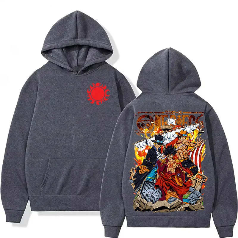 One Piece Fire Brothers Hoodie
