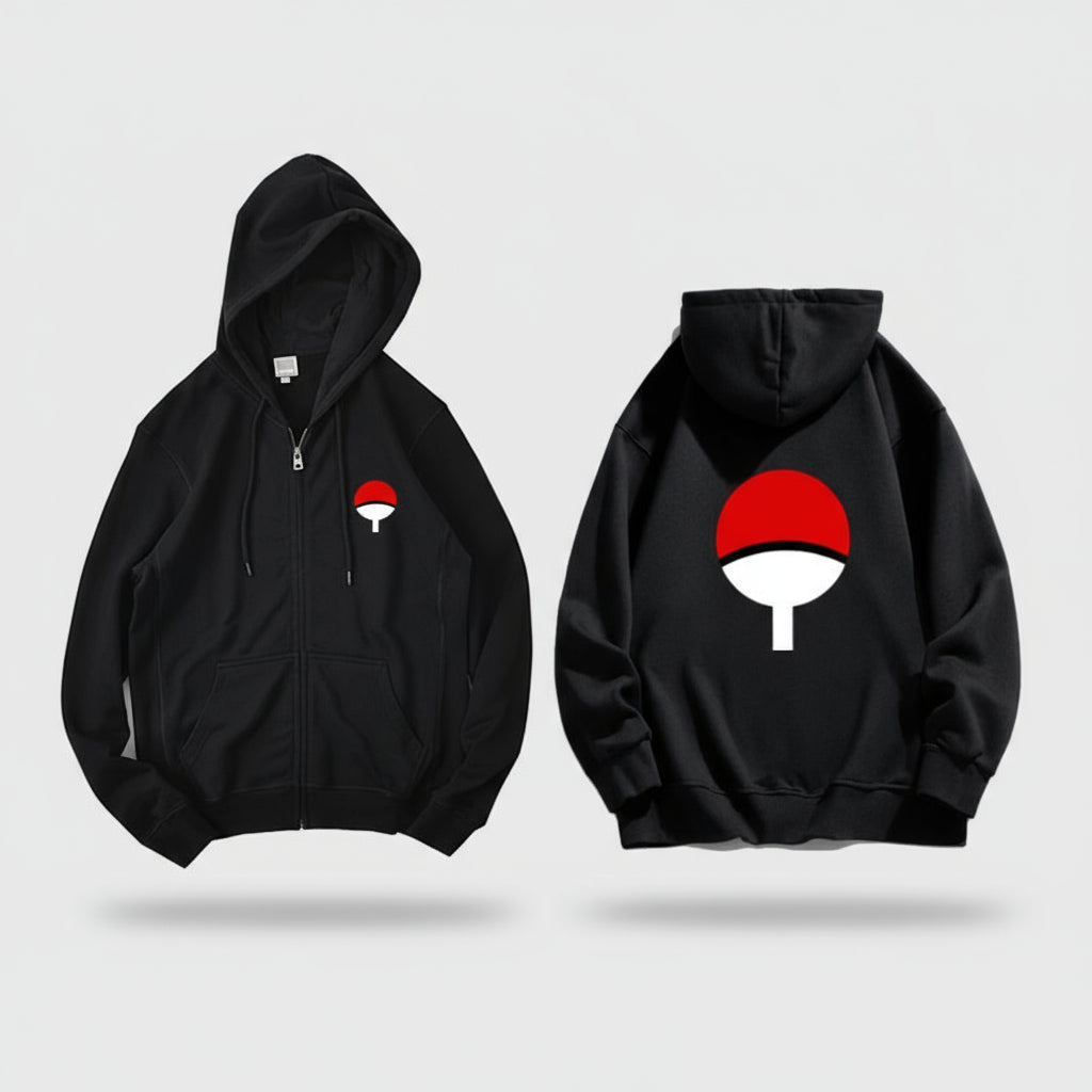 Uchiha Clan Zip-Up Hoodie