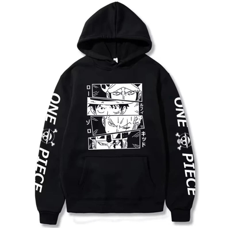 Luffy x Zoro x Law x Kid hoodie