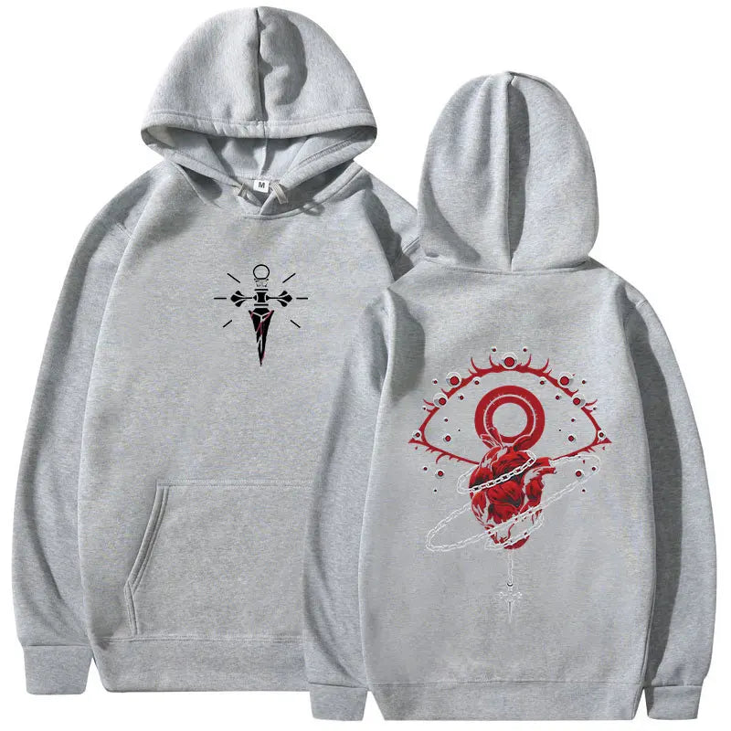 Kurapika's Chain Heart Hoodie